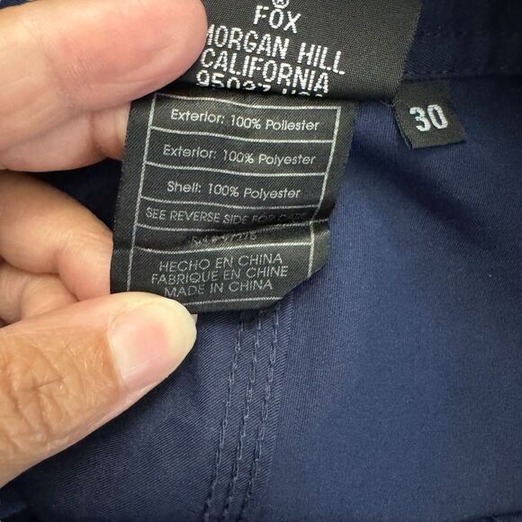 Fox Racing Mens Size 30 Swim Board Shorts Cargo Blue Black Colorblock - Picture 13 of 13